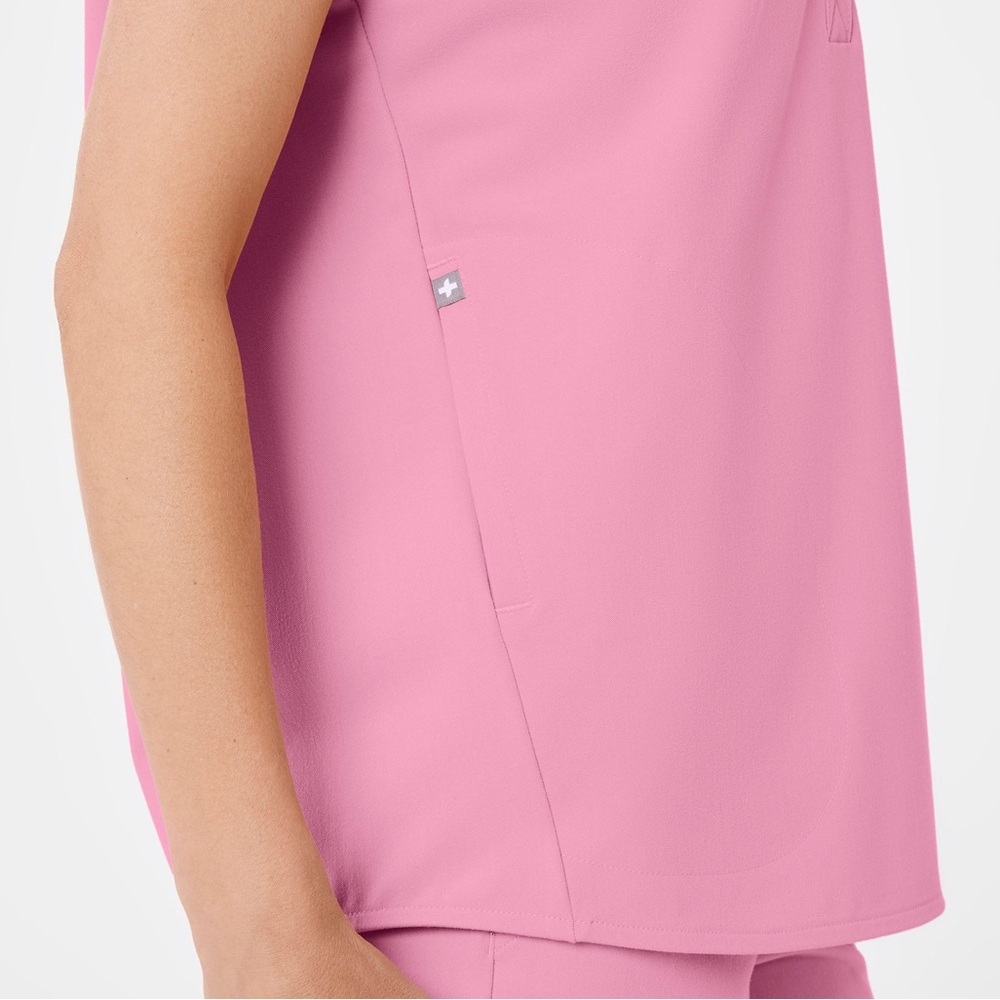 FIGS Women's Rafaela Oversized Scrub Top™ in Chalk Pink | XXL - Picture 6 of 15